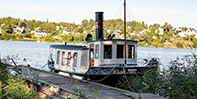 En ångbåt i Edsviken